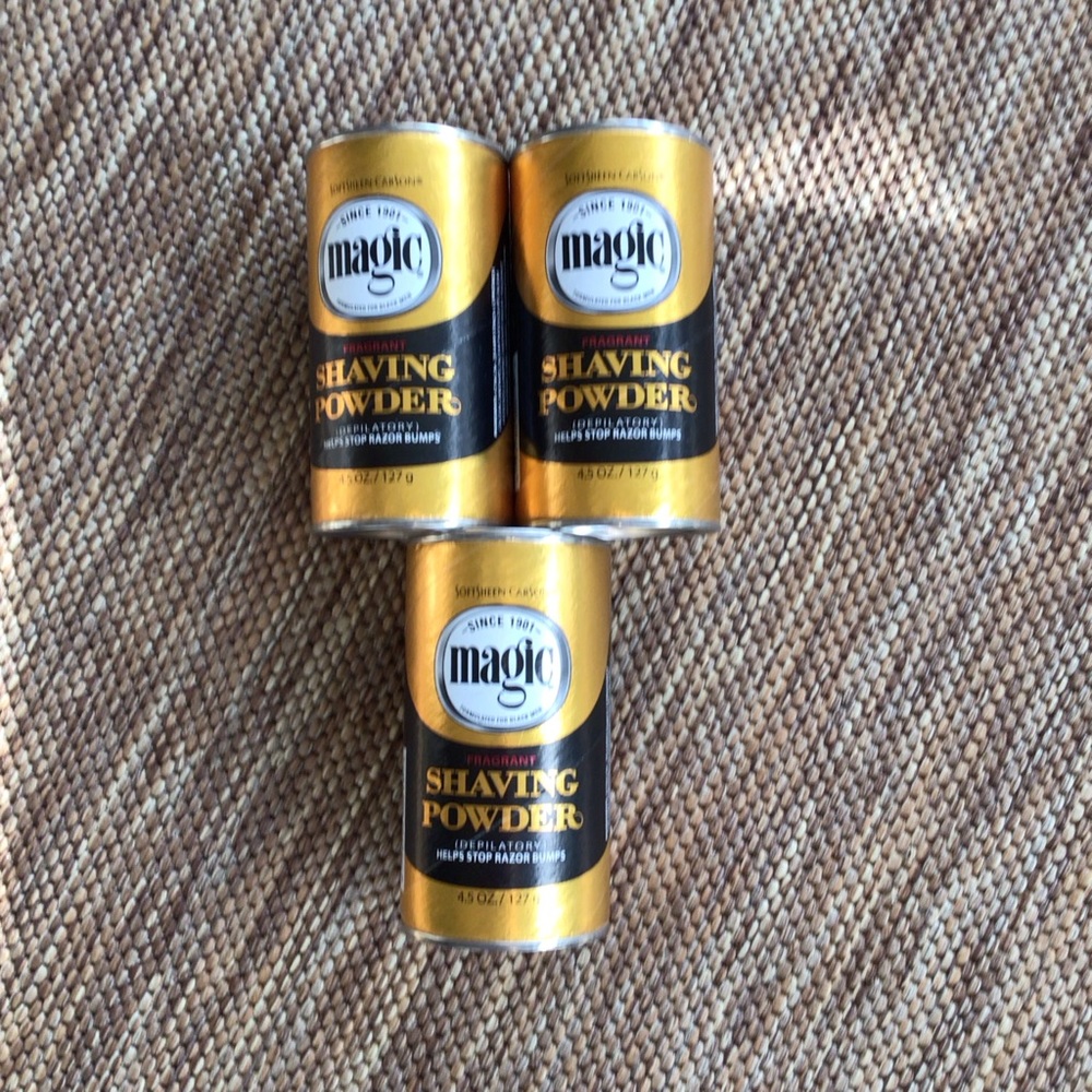 Magic  shaving powder lot of 3